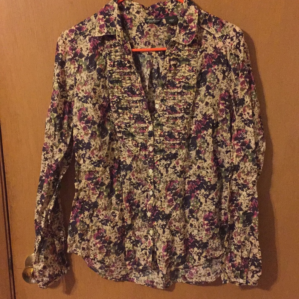Eddie Bauer floral button down